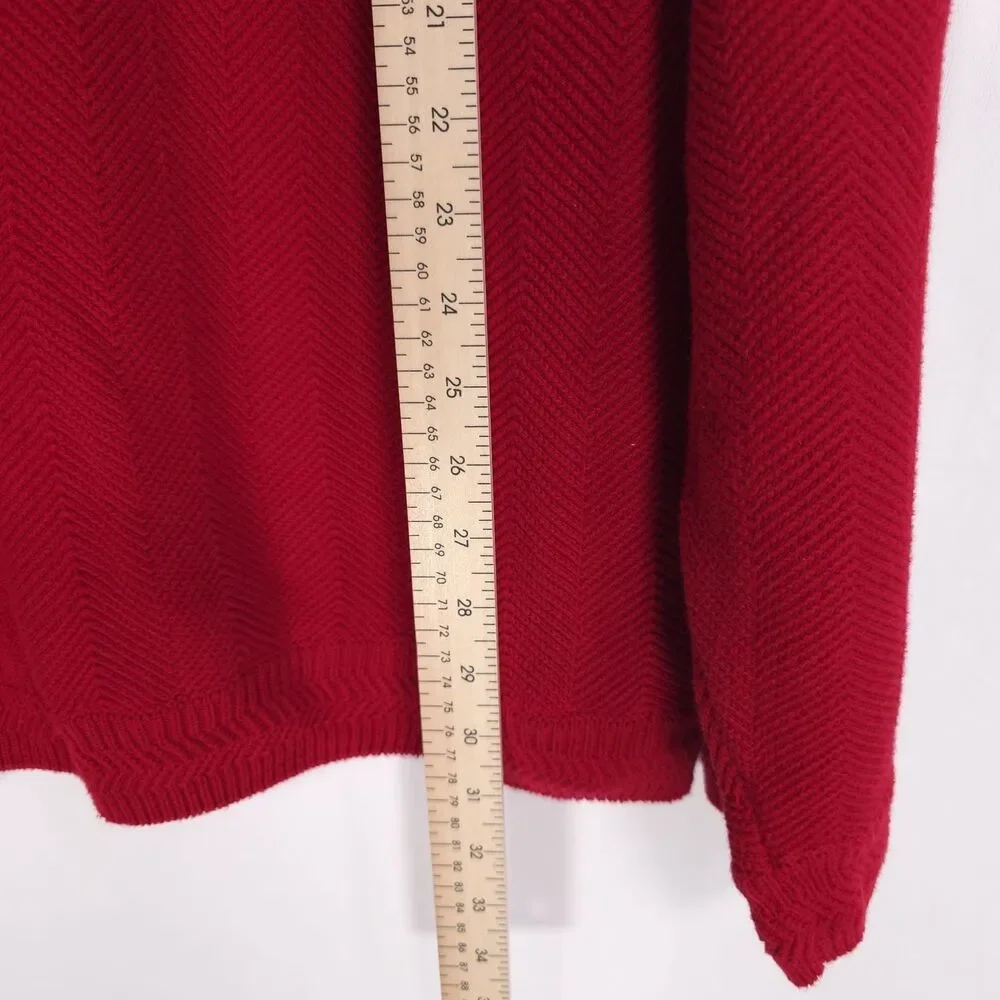 Vintage CHAPS RALPH LAUREN Cotton Chevron Knit Sweater XXL Hand‎ Framed 506210